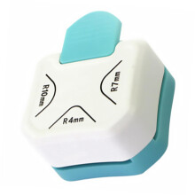 Fillet Round Corner Machine Corners - Pack of 2 Photo Corner Cutter for Crafts, Triple Corner Knife for Plastic Laminate