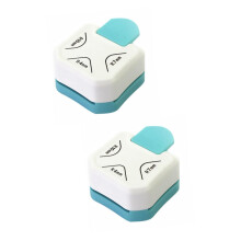 Fillet Halloween Favours Pack of 2 Children's Photo Corner Cutter Punch Tool Plastic Round Craft Cutting Tools