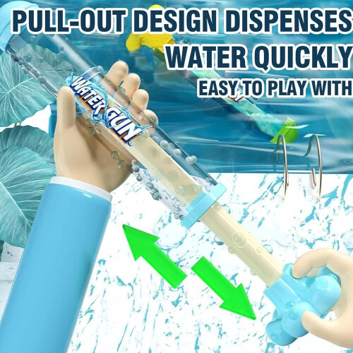 Firework Water Sprayer with 3 Spray Modes - Reusable Beach Toy for Summer in Blue 1
