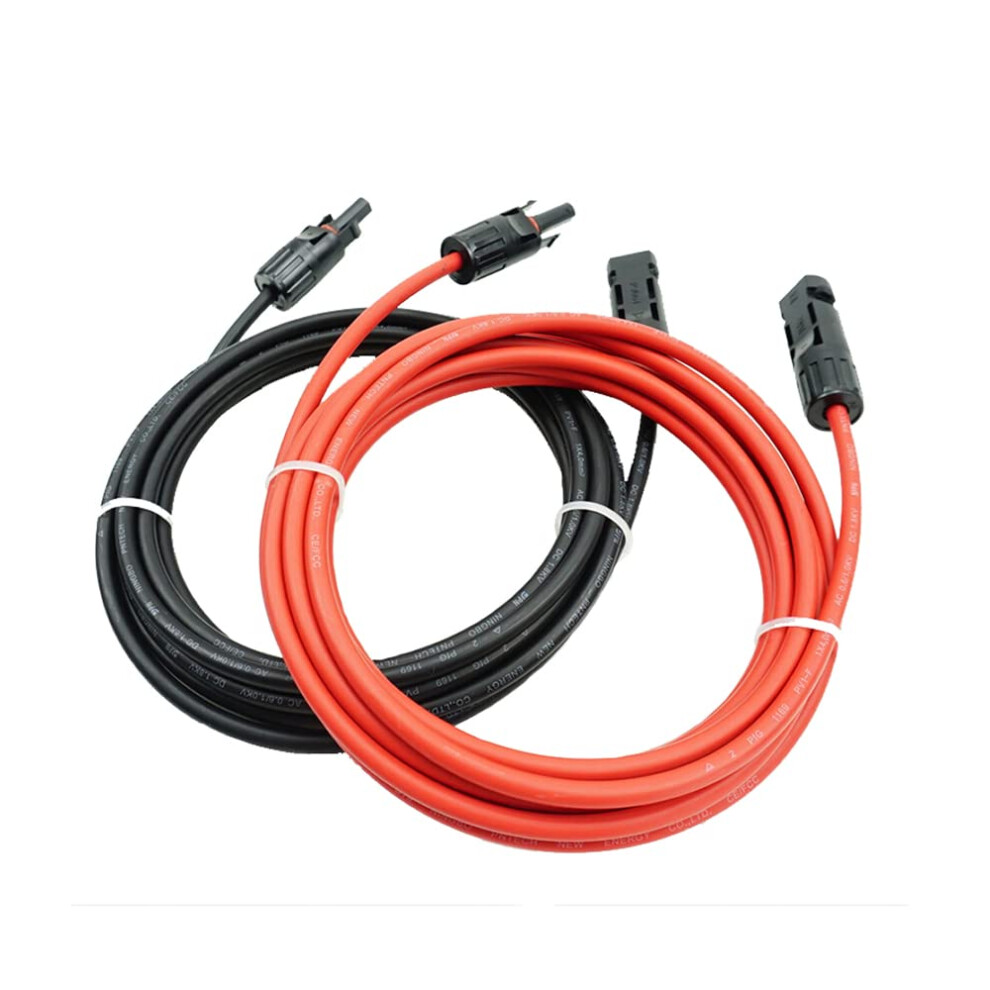 Professional Connection Cable Extension Solar Plug Red/Black 6 Mmâ² With Pre-Wired 1 M 4 Mmâ² Solar Cable 6482260047522