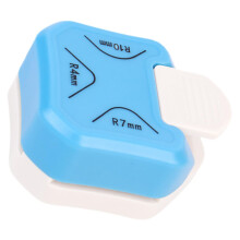 Rounded Corner Punch for Scrapbooking - Earring Card Hole Punch, DIY Bow Cutter, ABS Paper Corner Cutter, 3mm Chamferer