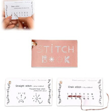 Creative Mini Sewing Book, Mini Sewing Kit for Beginners, Embroidery Patterns for DIY Projects, Stitch Book for Women