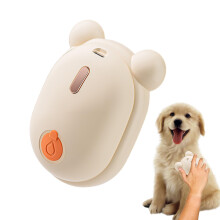 Cat Steam Brush for Long-Haired Cats, Rechargeable Double Comb, Portable Electric Shedding Tool, Smart Massage Device