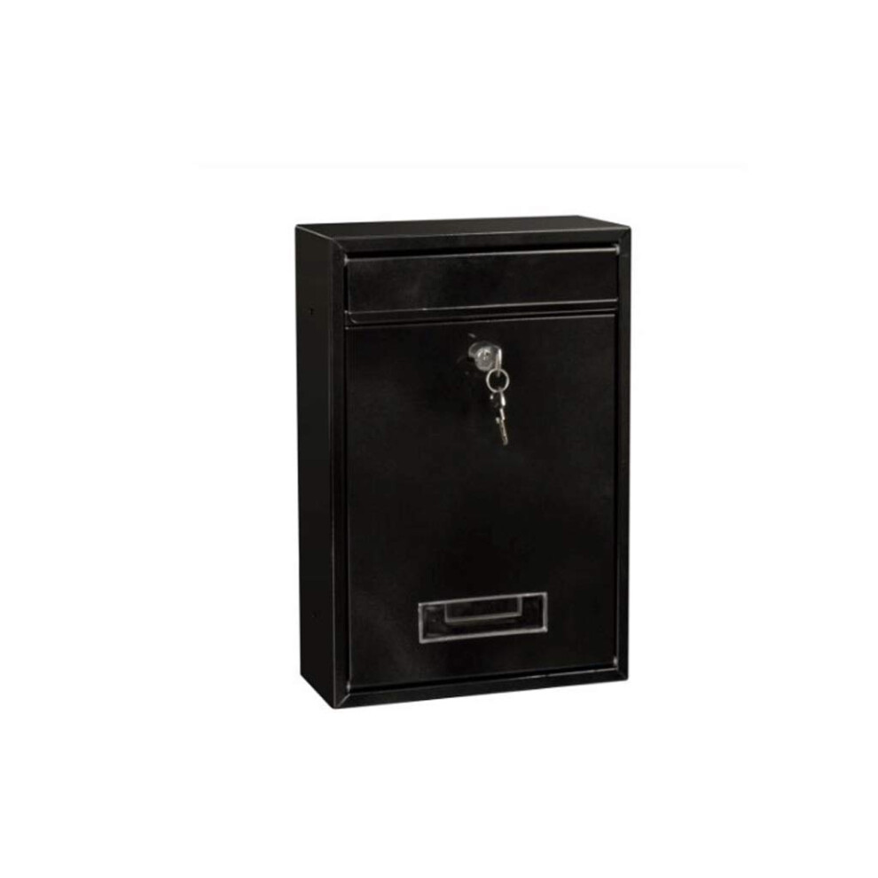 Lockable Wall Mounted Iron Mailbox With Key And Password Protection, Outdoor Wall Box For Secure Mail Delivery 6947110547503
