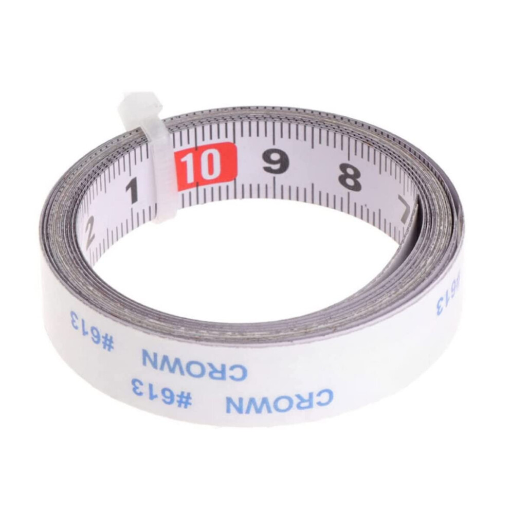 Adhesive Ruler Self Adhesive Tape Measure 1M Left To Right Reading Sticky Workbench Ruler For Accurate Measurements 6447073058738