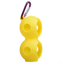 Protective Ball Carrier with Buckle for 2 Balls, Durable Material, Multiple Colors Available (Yellow)