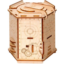 Puzzle - ESC - Fort Knox - Birkenholz - Geheimfach - 12x11.5 cm