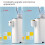 Water Dispenser 110 220V Automatic Portable Mini Water Dispenser Efficient Heating Small Desktop White 4