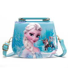 (Blue Frozen,Frozen)Sac à bandoulière enfant Elsa Anna Princesse fille Sofia sac à main princesse