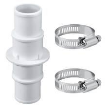 Pool Adapter Connector Set for Vacuum Hose, Compatible with Swimming Pool 1.5 Inch Standard Size, Durable Material