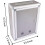Lockable Wall Mounted Mailbox with Key Lock - Weatherproof Large Capacity Open Top Design for Secure Mail Storage 4