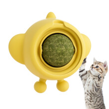 Catnip Balls for Cats | Lick Safe Kitten Energy Ball | Healthy Chew and Teeth Cleaning Toy for Door Hanging Pet Entertainment