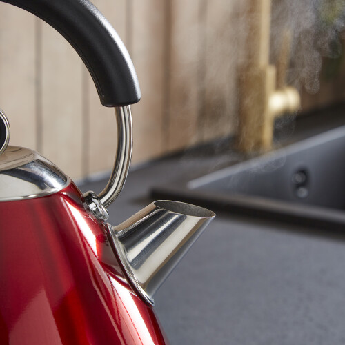 Morphy Richards Morphy Richards Accents Red Kettle & 4 Slice Toaster Bundle Set 2