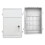 Exquisite Letterbox Wall Mounted Mailbox Eco-Friendly Plastic Medium Capacity Backless Design White with Lock 1