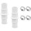 Practical Pool Hose Attachment Pool Hose Adapter Connector Plastic Structure Compatible with Various Pool Types 4