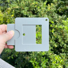 Artist Viewfinder Set 2pcs with Sliding Mechanism for Colour Isolation in Drawing and Photography Skills Improvement