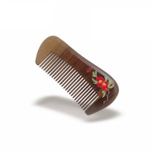 Nanmu Wooden Comb Solid Wood Massage Hair Comb for Men, 3-Pack, Durable Massage Design, Ideal for Home Use