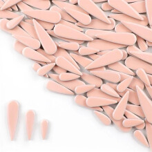 Mosaiksteine 100g Wassertropfen-Keramikfliesen DIY-Porzellan-Mosaik Regentropfenform 3 Größen Pink Farben