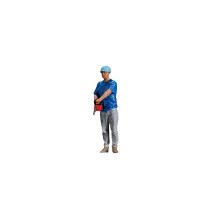 (Style B) 3D Printed 1: 32 Labor Workers Miniature Resin Accessories Realistic