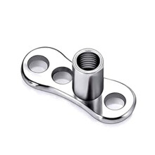 Robust Steel Dermal Piercing Accessory 1.2mm M0.9 Microdermal Jewelry for Daily Casual Wear