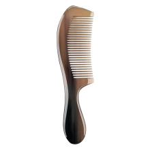 Buffalo Horn Comb Wide Tooth Antistatic Handmade Ox Horn Hair Brush for Men and Women Beard Massage Health Care