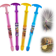 Firework Water Gun Set of 4, Expandable Water Sprayer with Large Spray Range, Colorful Pool & Beach Toy for Family Outdoor Fun