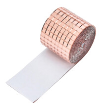Mirror Tiles Mirror Stickers Disco Ball Tiles Mosaic Stickers for Cups Craft Supplies Photo Frames 20x20 cm