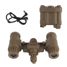 GPNVG 18 Tactical Binoculars Night Vision Dummy Model Kit for Cosplay Display AN/PVS31 Skin-Colored Tactical Helmet