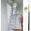 Loft Ladder Pull System Kit with Metal Hooks, Replacement Cord Ropes for Home, Workshop, and Hotel Use 2