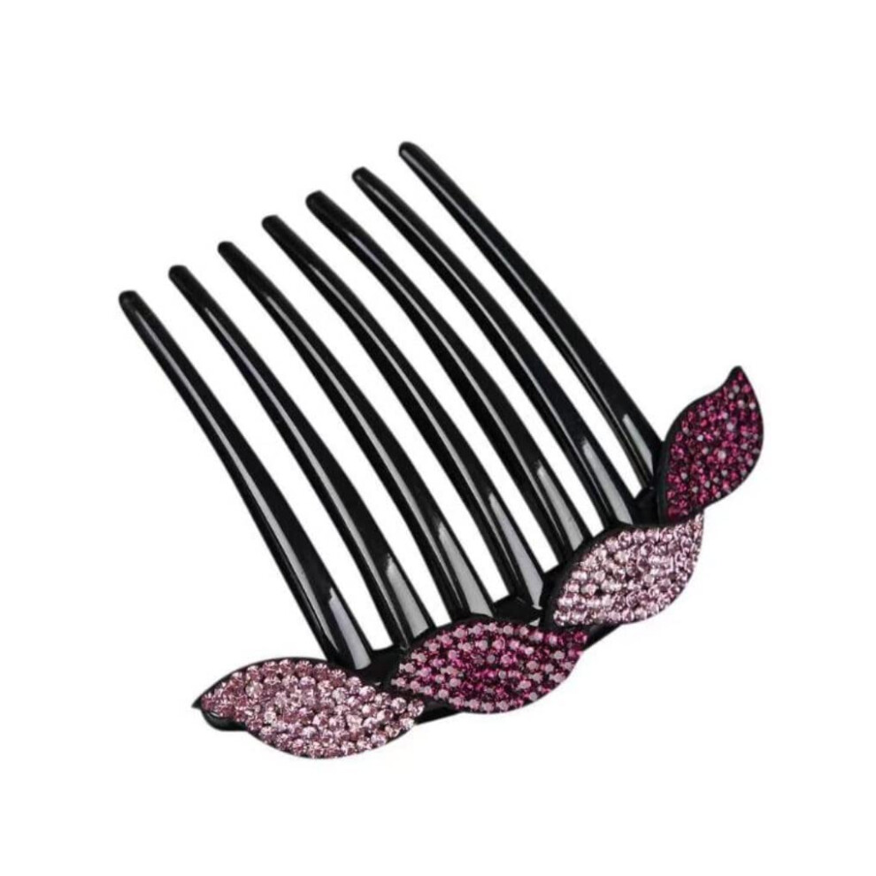 Unisex Hair Comb For Women - Rhinestone Side Combs Hair Clip Accessories, Simple One Size Hair Comb For Elegant Hairstyles
