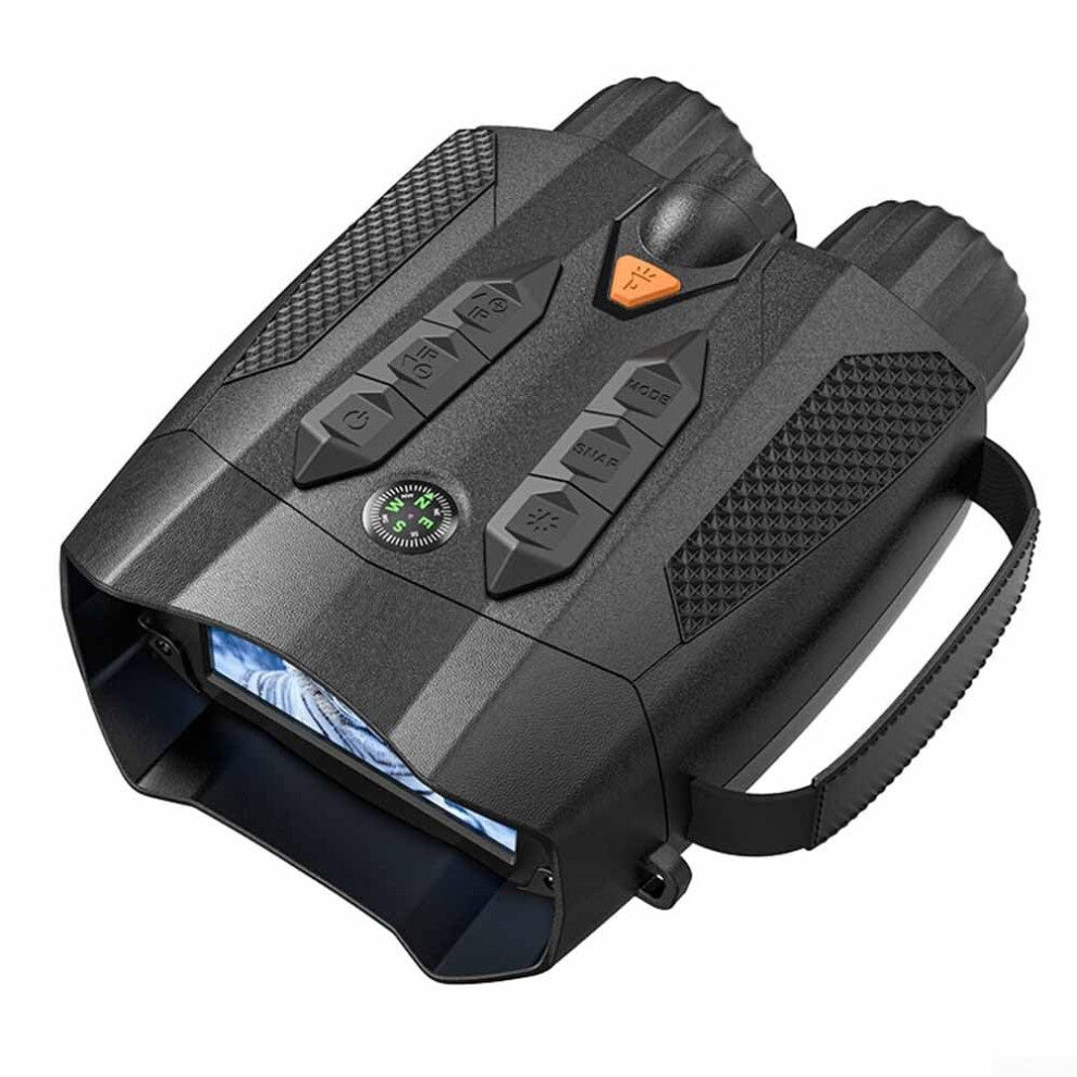 4K Infrared Night Vision Binoculars With Digital Zoom, 3" Ips Screen, 5000Mah Battery, Portable Abs Design For Outdoor Use 6038364690593