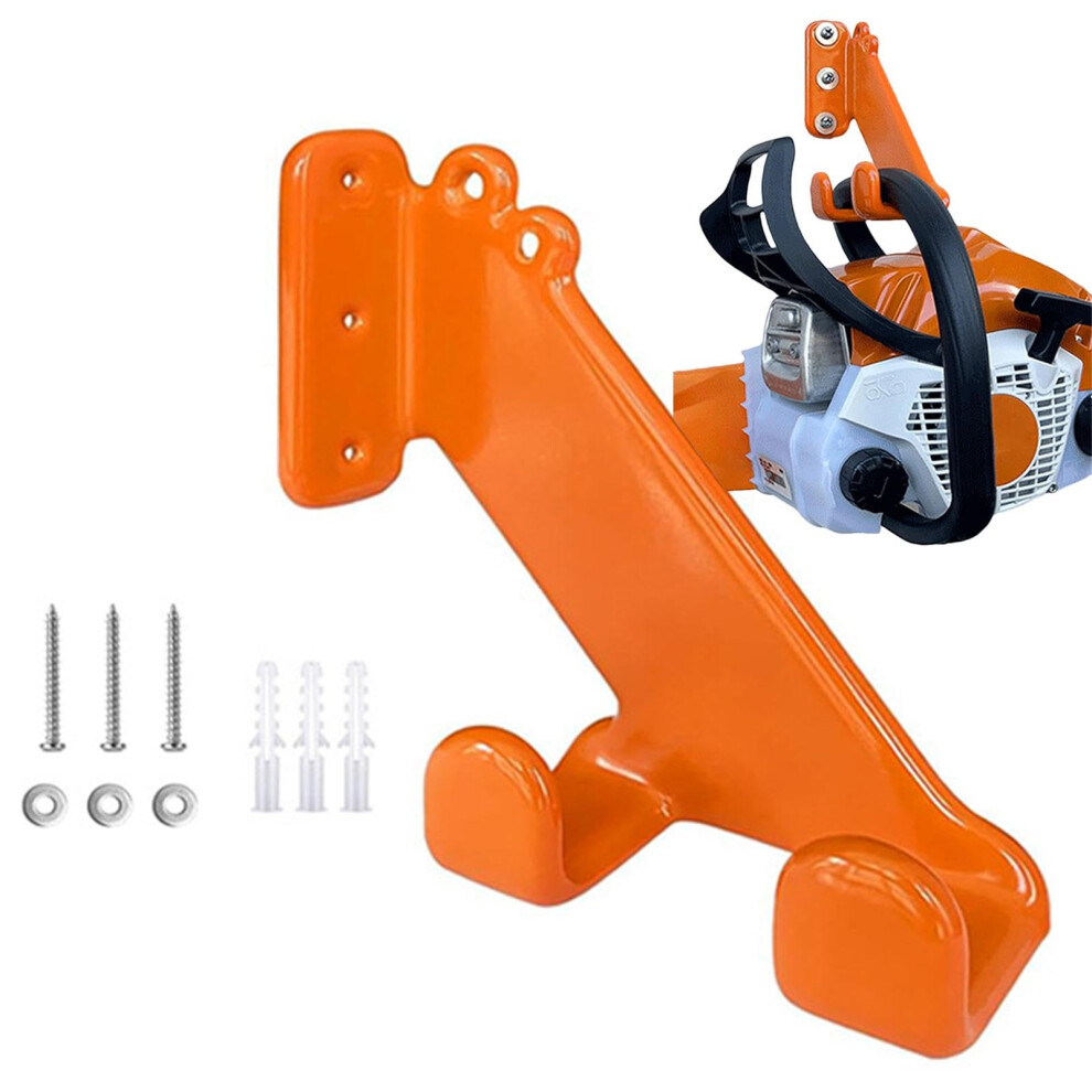 Chainsaw Holder - Heavy Duty Multifunctional Weeder Hanger For Garage Storage, Wall Hook, And Backpack Blower Rack Accessories 6038364690319