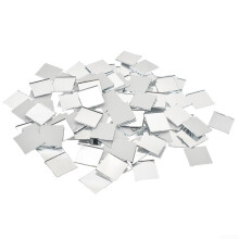 Mirror Mosaic Tiles 10mm Rose Gold Disco Ball Glass Mirror Stickers for DIY Crafts and Home Decorations