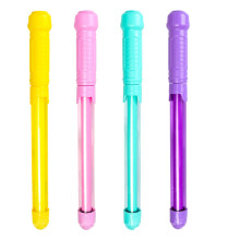 4 Pack Water Squirters for Kids, High Pressure Fireworks Style Water Guns, Pool Party Sprinkler Toys, Durable Plastic