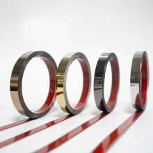 Gold Stainless Steel Wall Mouldings 10mm x 100m Self-Adhesive Flexible Trim for Ceiling, Mirror, Tile Edging