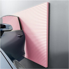 Car Protection Wall Guard, Soft Foam Padding for Garage Walls, Pink, 16.4Ft/5M, Suitable for Cars and Storage Spaces