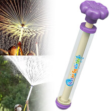 Firework Water Gun Set, Extendable High Pressure Water Spray Toys for Couples, Purple 4PCS for Pool and Party Fun