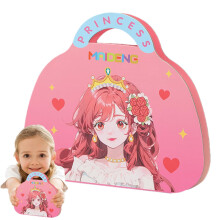 Anziehspiele Set For Girls – Princess Dress-Up Activity Book With Stickers – 5.51 X 8.66 Inch Make-Up Playset