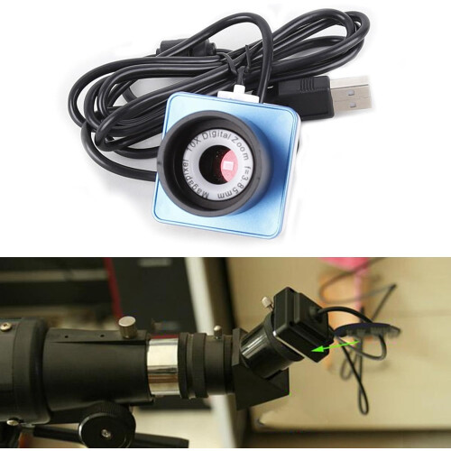 1.25 Inch USB Telescope Camera for Night Exploration, No Drivers Needed, Compact Design, High-Resolution Imaging 2
