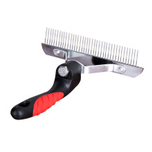 Dog Comb Hair Brush for Large Dogs - Black Pet Grooming Comb with Durable Material and Ergonomic Design for Easy Use