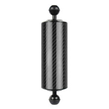 Carbon Fiber Extension Shell Arm Float Buoyancy Mount for SLR Camera & Action Camera, D60mm, 8 Inch, Black
