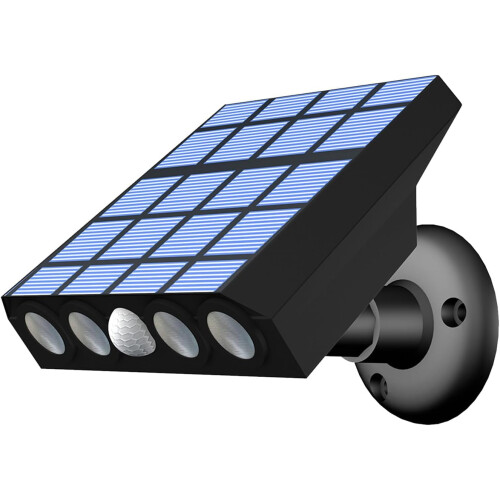 Home Security LED Flood Light, Wireless Solar Outdoor Lighting, Warm White, Waterproof, Energy Efficient 1