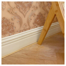 Self-Adhesive Flexible Baseboard Trim 12.5 cm x 2 m for Walls and Corners, White, Easy Peel and Stick Installation