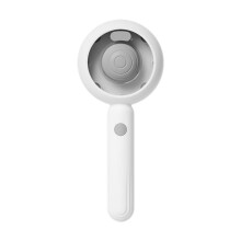 Cat Brush Shedding and Dog Shedding Brush with Release Button, Portable Spray Hair Removal Comb, 7.8 x 3.35 x 2.05 Inches Gray