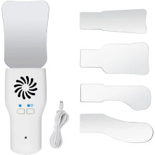 Dental Mirror with Handle, Mouth Speculum, Inspection Mirror, Stomatoscope, LED Light, Dental Care Tool for Dentists