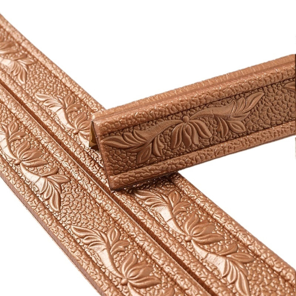 Self-Adhesive Baseboard Trim Line, Waterproof Wall Decor, Corner Molding Sticker, 8Cm X 2.3M Home Decoration (Style-17) 6482260058221