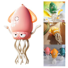 Magic Dancing Octopus Toy with Lights, 8-Leg Crawling Sensor, Obstacle Avoidance, Smart Tentacle, Self-Navigating Rose