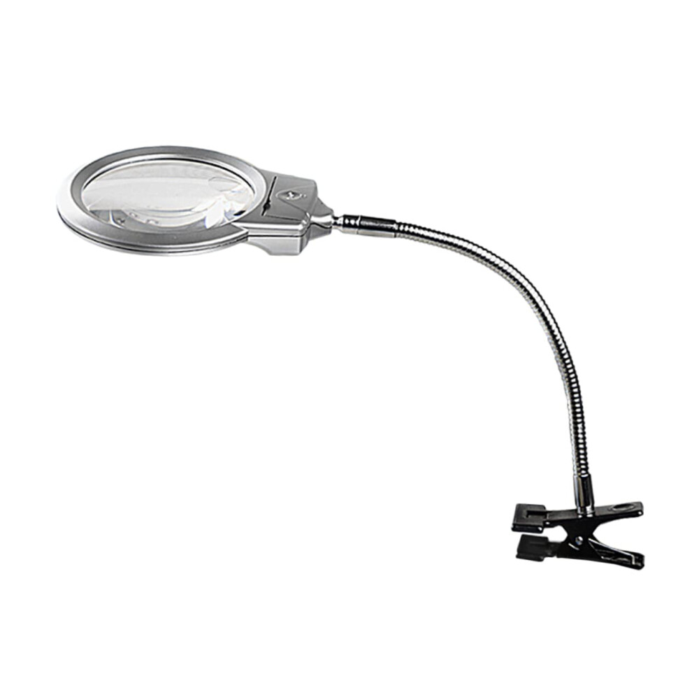 Light Magnifying Glass With Led 2.5X Magnification Durable Reading Magnifier For Seniors And Hobbyists For Newspapers And Books