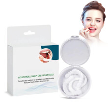 Adjustable Snap-on Denture Temporary Mouth Guard for Men and Women - Malleable Comfortable Fit for Parties and Events