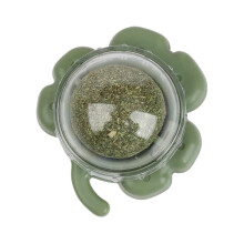 Catnip Ball for Cats | Dental Cleaning Toy, Edible, Green Catnip Ball for Pets, Indoor Use, Living Room